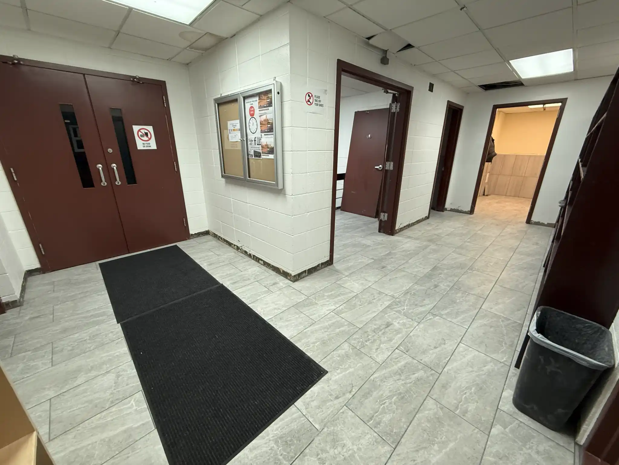 Checkerboard Tile Entry